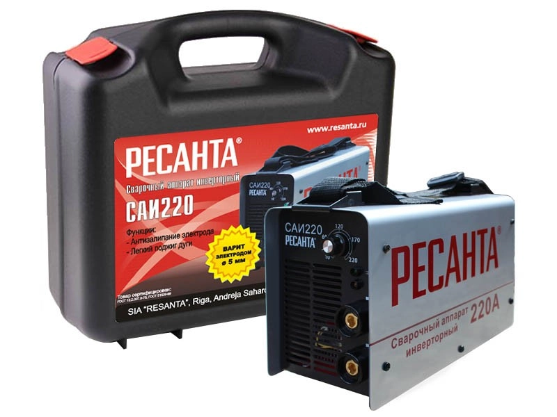 фото сварочный аппарат ресанта саи-220 в кейсе