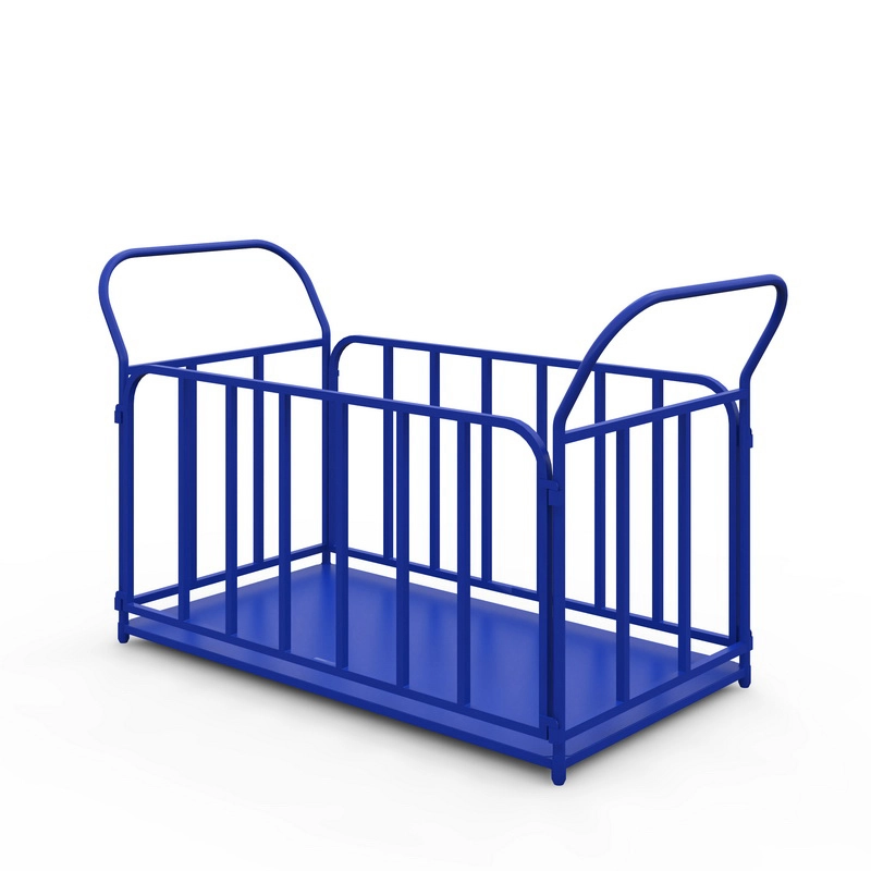 фото тележка платформенная с трубчатыми бортами тб 6 (800х1200) без колес