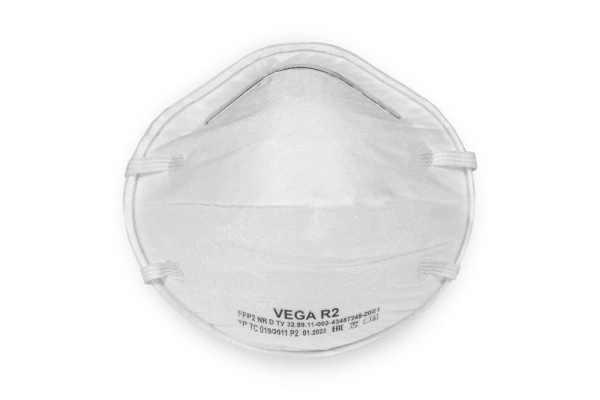 фото респиратор vega r2 (ffp2) без клапана (20 шт)